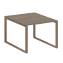 Переговорный стол 1 столешница Metal System Style БО.ПРГ-1.1 1000x1235x750