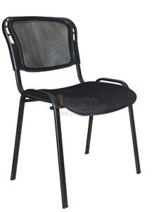 Кресло Изо черный сетка