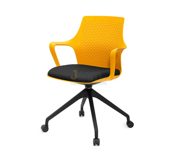 Кресло для персонала Альба/В/Р Ткань кат.1/база черный пластик