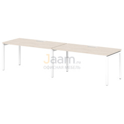 Мебель для персонала Линейный кластер на металлокаркасе S-512