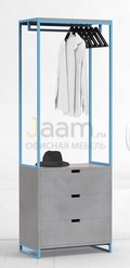 Мебель для персонала Гардероб VIOLET МИКРОЦЕМЕНТ с 3 ящиками