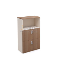 Мебель для персонала Офисный шкаф для документов закрытый с открытой полкой PZ/Light221/3