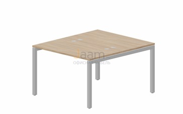 Мебель для персонала Составной стол на 2 рабочих места PEN2TG127 (4 громмета)