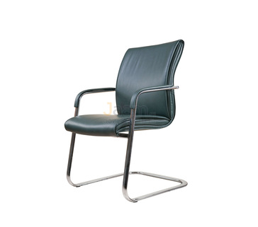 Офисный стул Лондон/В Кожа стандартная/база хром