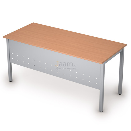 Мебель для персонала Стол прямолинейный на металлических опорах 2МК.104