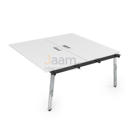 Мебель для персонала Средний модуль стола БЕНЧ-системы сдвоенные на 2 раб. места металл глянец 10БДС.284