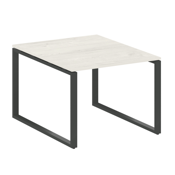 Переговорный стол 1 столешница Metal System Style БО.ПРГ-1.1 1000x1235x750 (Дуб Наварра/Антрацит металл)
